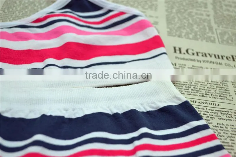 Girls crop top & boxer shorts kids seamless underwear