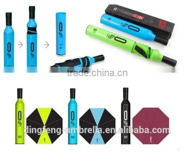 Promotional Christmas Gift Item China Supplier bottle Umbrella