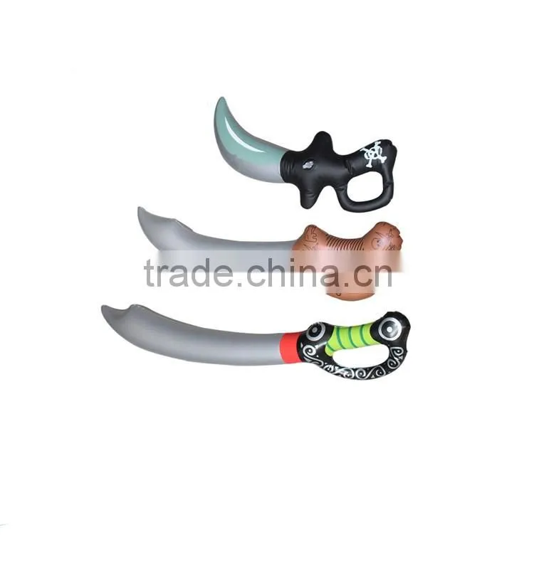 2016 hot sale Kids toy Inflatable pirate sword inflatable beach toy cosplay tool