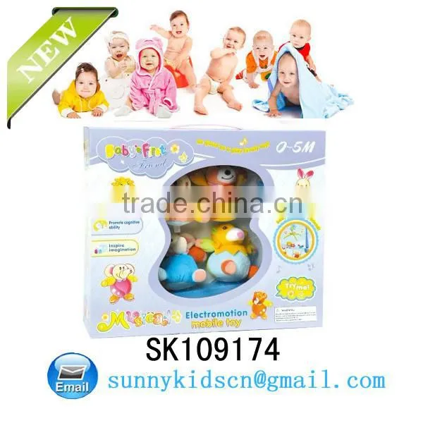 Cheap plastic baby bell rattle toy