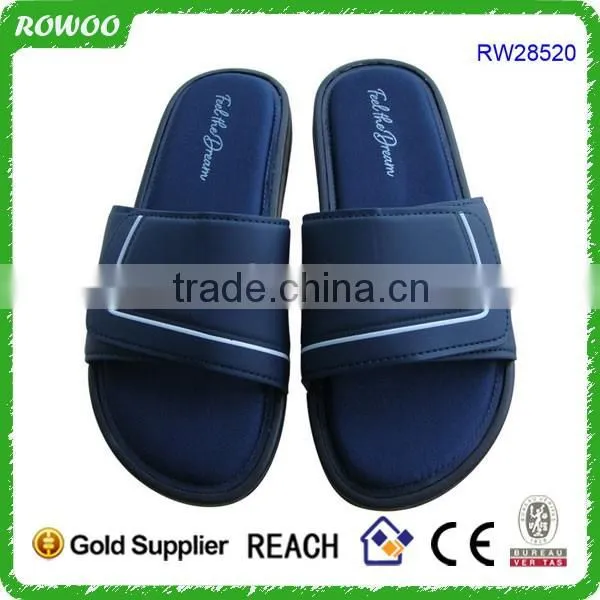 High Quality Memory foam bedroom Slippers Custom Designs Mens Slide Sandals