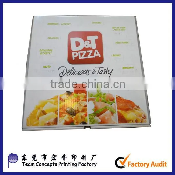 OEM die cut pizza box made in Dong Guan