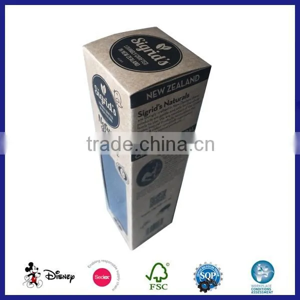 baby 100% nature skin care lotion packaging box