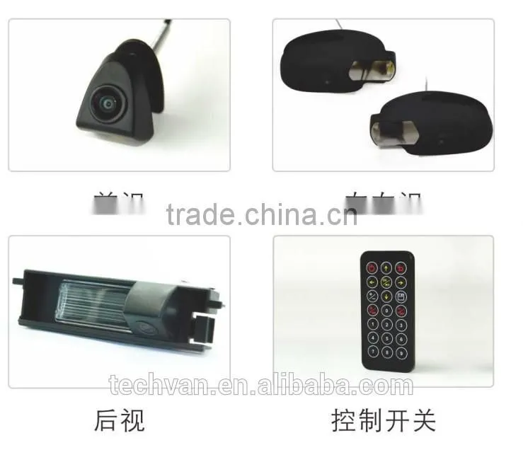 HD Full View 360 Degree Camera System With 4 Cameras
