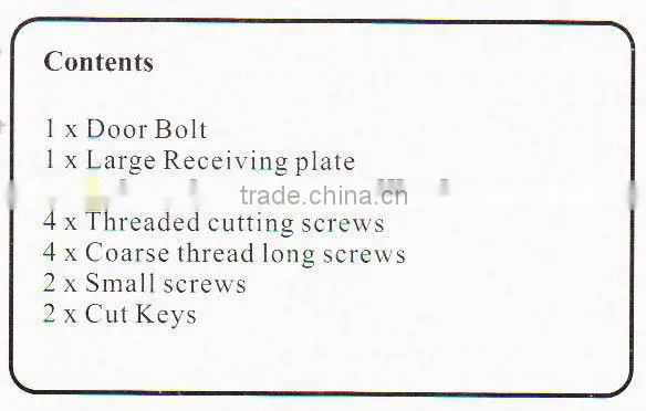 China supplier window safe zinc alloy window lock