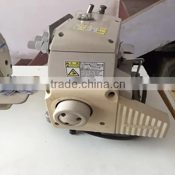 80% new typical lower noise high quality useful second hand pegasus M-700 four thread overlock indutrial sewing machine