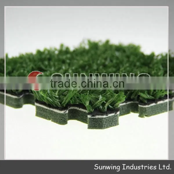 wholesale decorative artifical grass mat puzzle mat