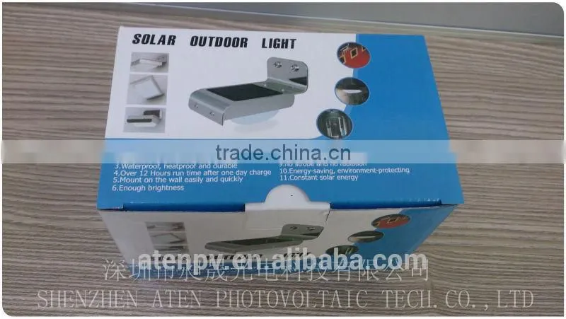 Aluminum solar sensor LED light, solar light, solar motion light