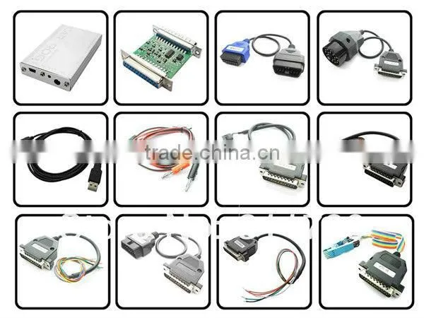 Activated and all 21 Adapters car repair and programmer tools CAR PROG Free shipping CARPROG FULL V5.31 with all Softwares