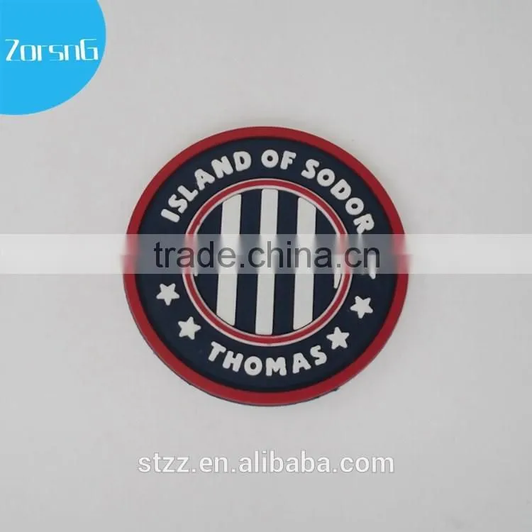 Custom 3d rubber patch with hook/loop fastener for military