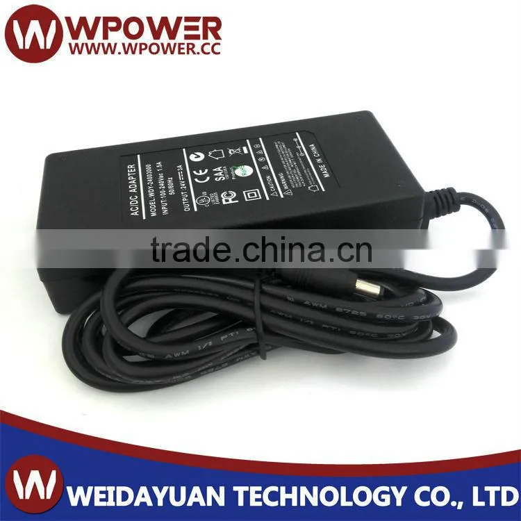 AC/DC power supply 24V 3A power adaptor (Plug type Din 4 pins with CE FCC SAA RoHS certificates)