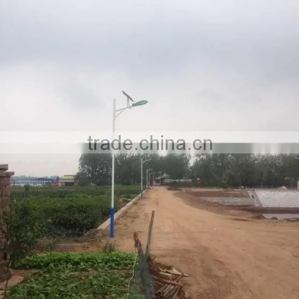 all in one solar led street light 50W with 120w solar panel