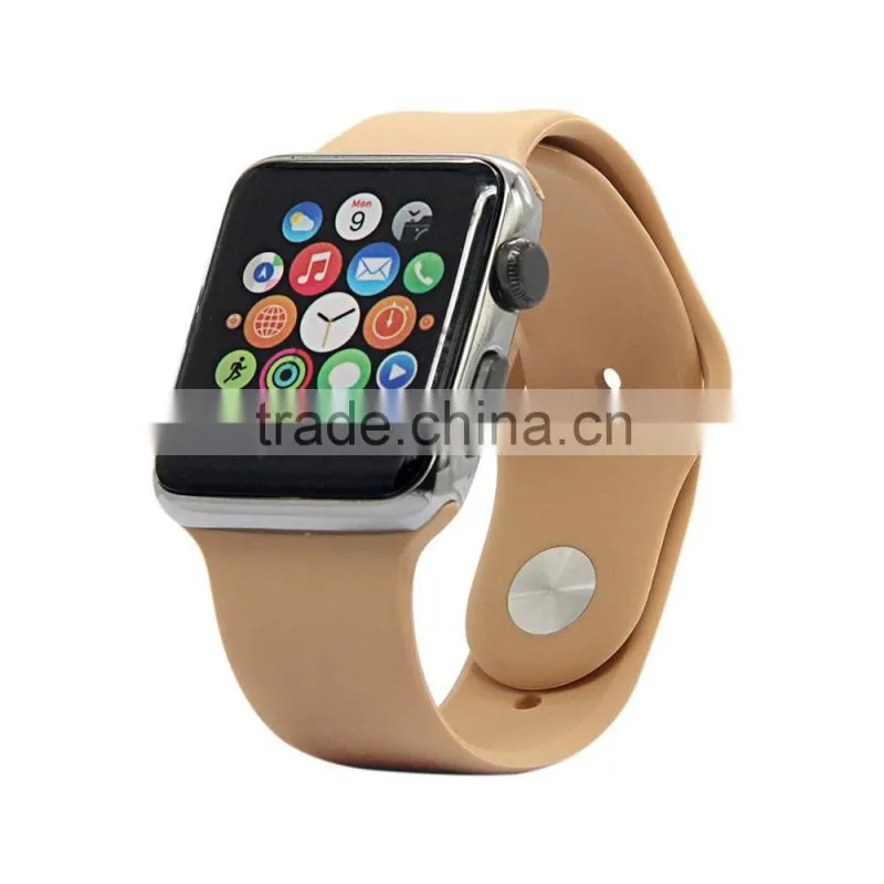 Silicone Band For Apple Watch 42mm/38mm silicone band With Connector Adapter