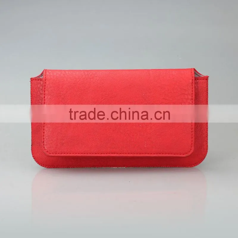 New PU cell phone wallet bag universal case