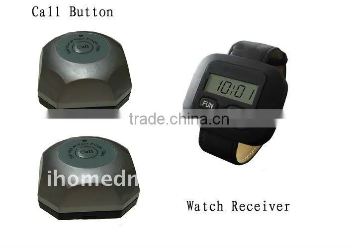 ultra-thin waterproof wireless pager call button call bell