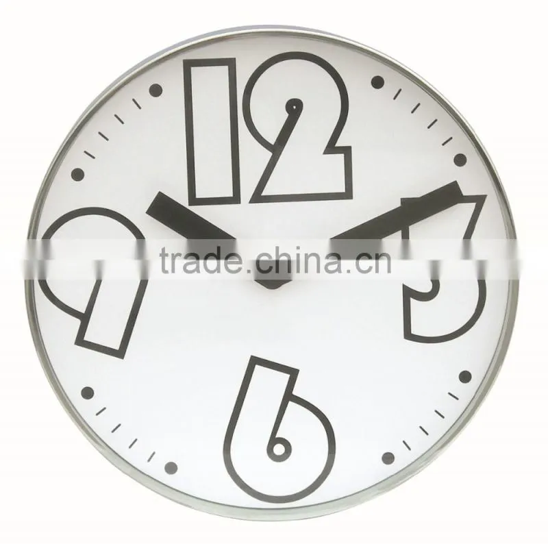 Promotiom decorative metal wall mounted clock
