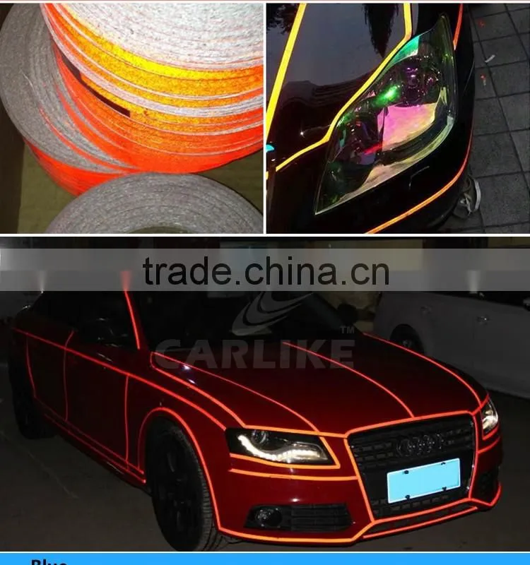 1.5CMx45.7M 3M Removable Vinyl Sticker Real 3M Reflective Car Sticker