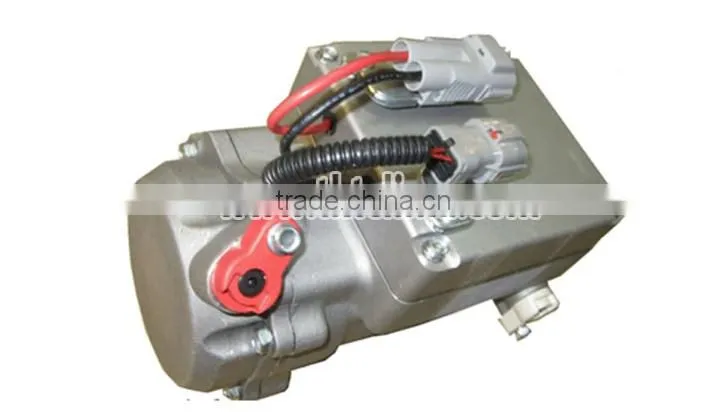 Battery driven rooftop cooling refrigeration unit for cargo van