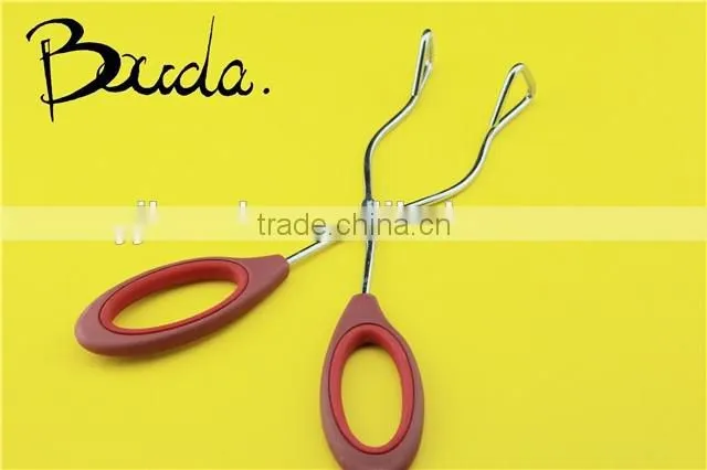 Bouda BBQ grill tong scissors tong with PP+TPR handle BD-K9018