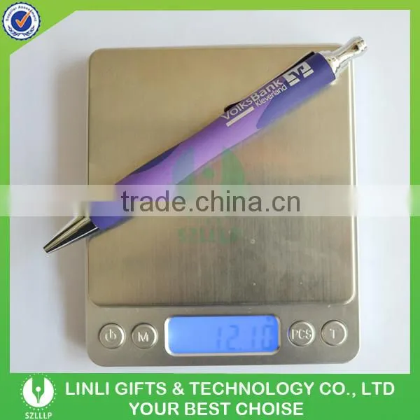 2016 Plastic Rubber Coated Promotional Pen