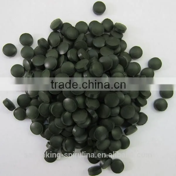 Herbal supplement natural pure organic spirulina tablet