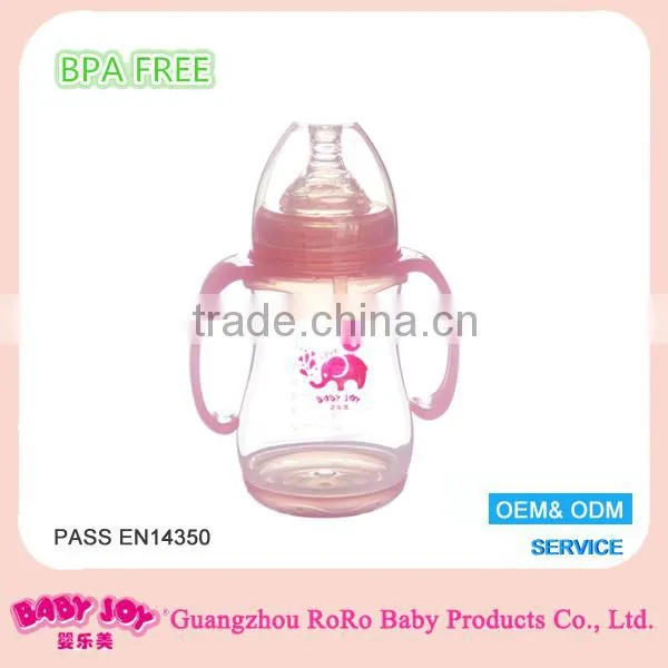 FDA AND FOOD GRADE FACTORY PLASTIC PP BABY FEEDING BOTTLE