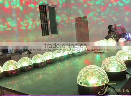 rgbw led crystal light dj lights led ball