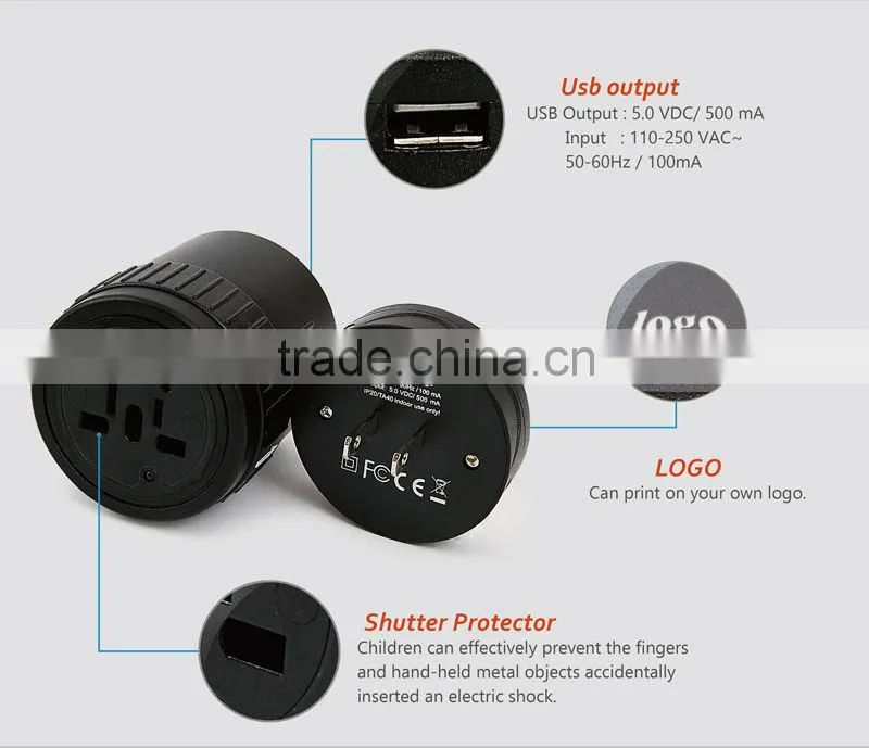 Best Selling Products in Europe Promotional gifts International world travel adapter