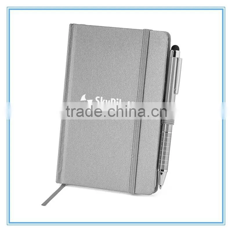 school stationery set & office product leather cover pu notebook/Fabric cover note book