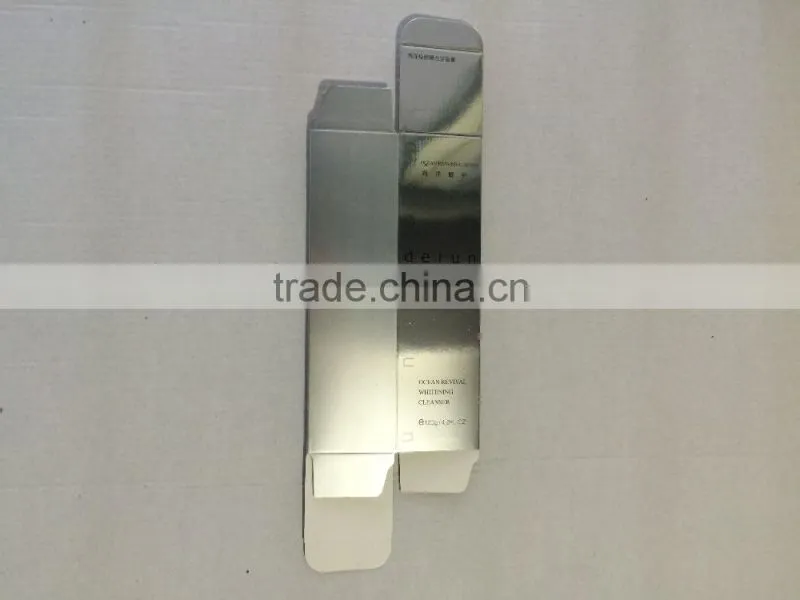 gold printing paper box for skin care cream package
