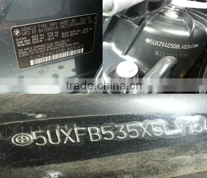 China Hot Sale 1590 portable dot peen pneumatic metal tag engraving machine for name plates