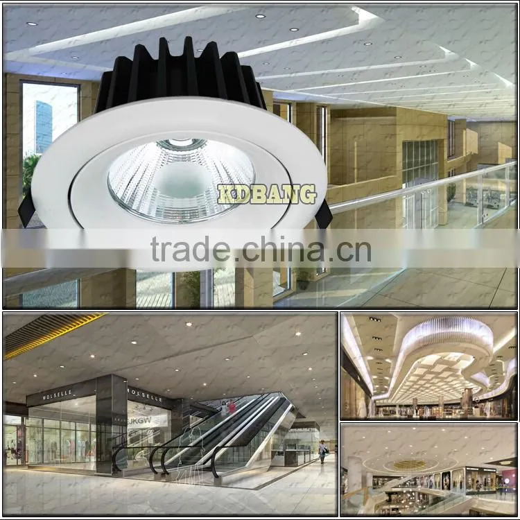 high bright recessed cob led downlight 30w