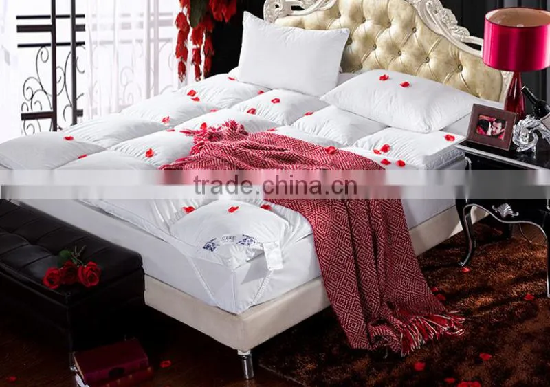 Luxury 5 star hotel standard Duck Down Mattress Topper