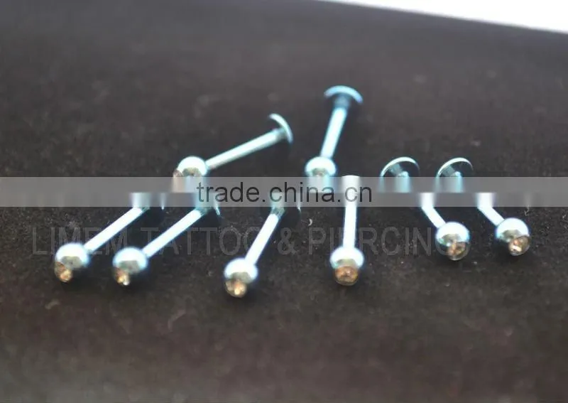 fake industrical piercing jewelry-GL10011-eyebrow jewelry-adhesive piercing jewelry