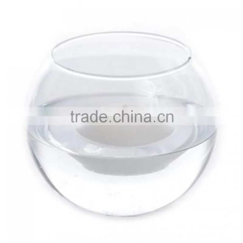 Battery Operated Real Wax White LED Water Floating Candle light/LED water activated wax candle light
