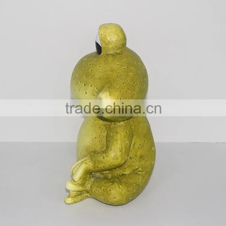 Customized Resin Animal Model Ornament Polyresin Garden Animal Statue Magnesium Oxide Resin Frog Decoration