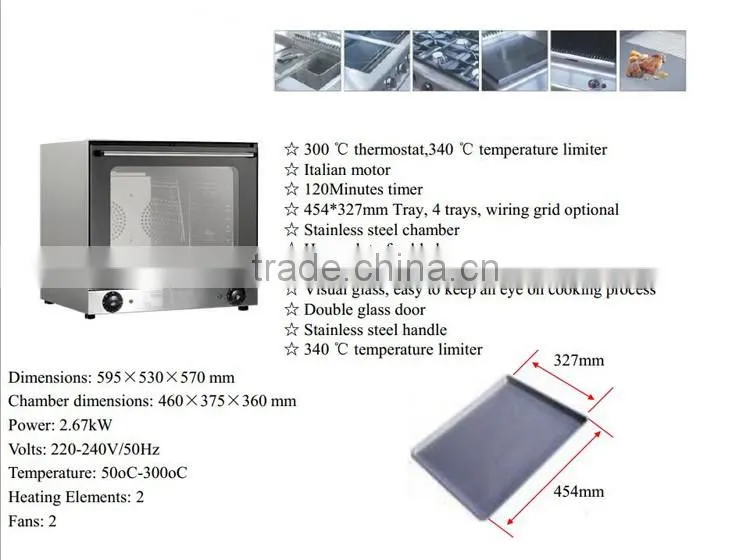 Commercial bakery equipment 4 trays naan tortilla bread making halogen convection oven