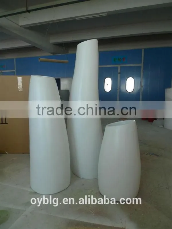 decorative fiberglass planter garden flowerpot