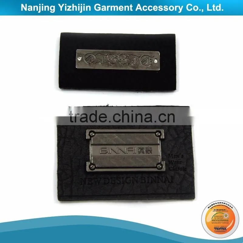 Professional Heat Press Logo PVC Leather Custom Patch Label