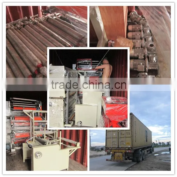 DFR-E900 double line hot-sealing plastic shopping bag making machine