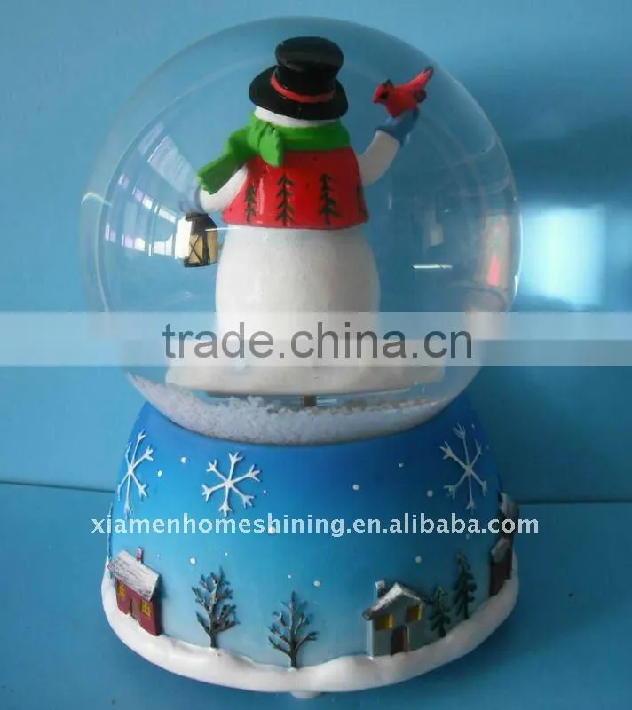 funny musical christmas moving snow globe