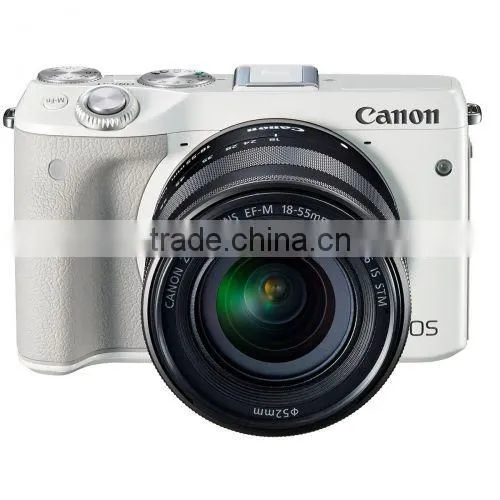 Canon EOS M3 with EF-M 18-55mm camera Kit - White International Version DGS Dropship