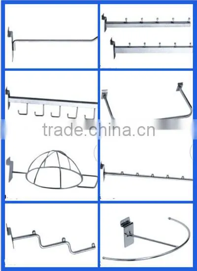 Detachable exhibition display rack used 4' x 4' slatwall panel