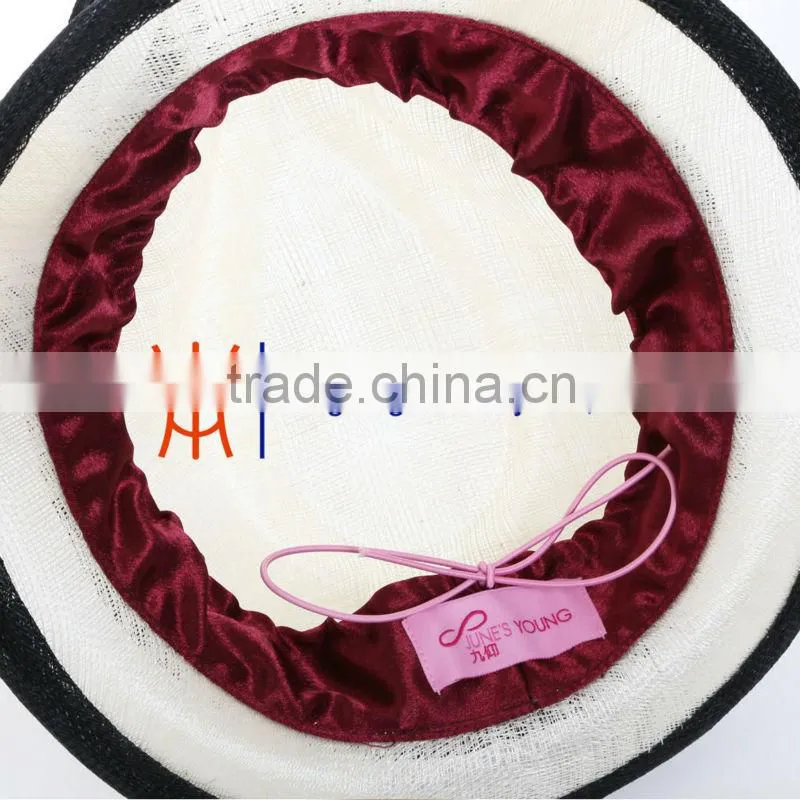 New Hat Accessories Sinamay Lady Hat Wholesale China
