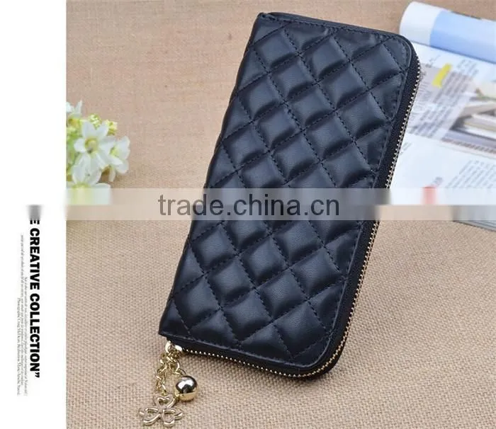 New Arrive Women Long Wallet Lozenge ladies Credit Holders Coin Purse