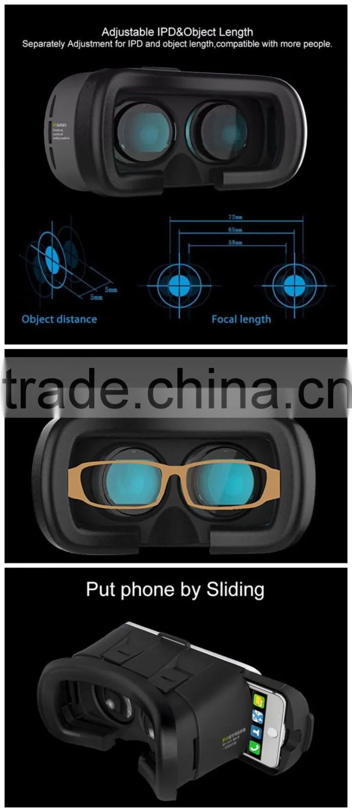 Vr Headset 3d Glasses Vr Box 3d Glasses For Android And Ios