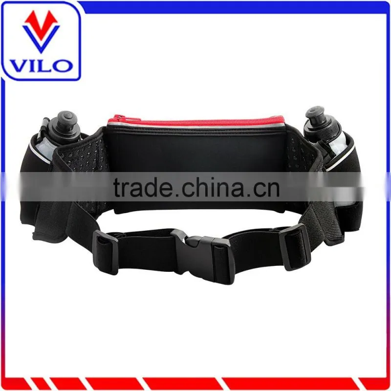 Sport Elastic Waist Bag Running Belt With Water Bottle Holder