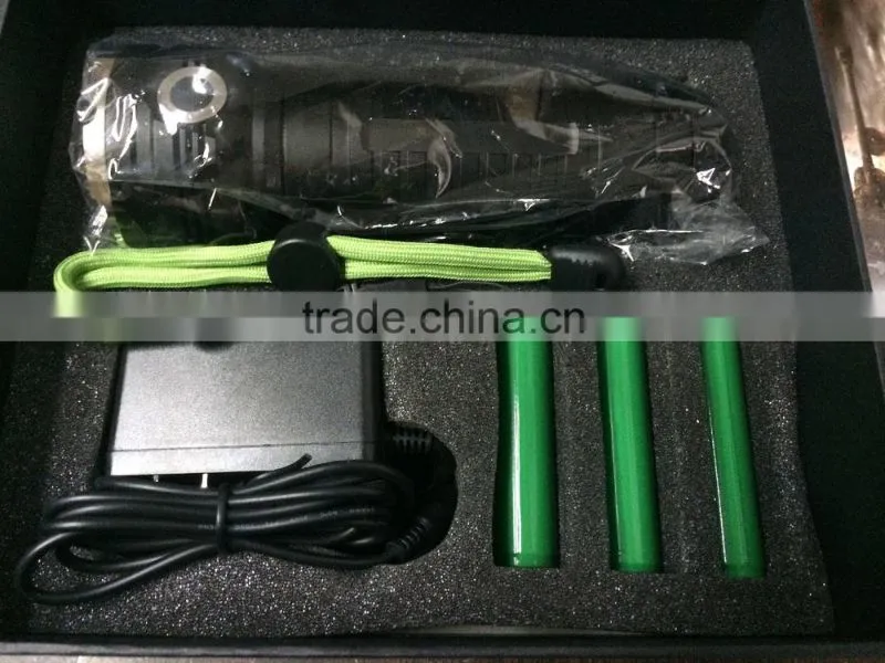 Powerful led flashlight XM-L U2 torch 12v leds lights 1101 police flashlight