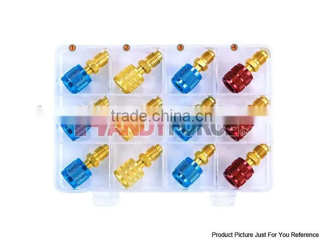 Auto Shut-Off Valve Adapter Set, Air Condition Service Tools of Auto Repair Tools