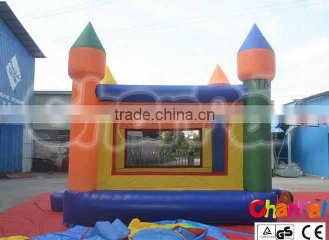 backyard home use inflatable red bounce castle for sale
